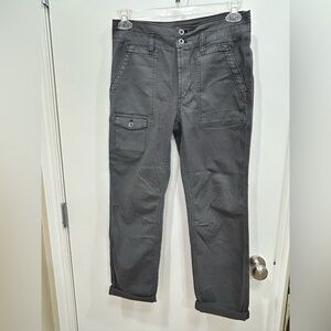 Anthropologie Charcoal Cargo Pants - Never worn